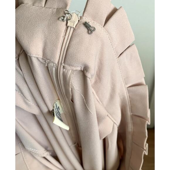 Jealous Tomato High Rise Wide Leg Paperbag Waist Pink Blush Pants Size L - Picture 9 of 12